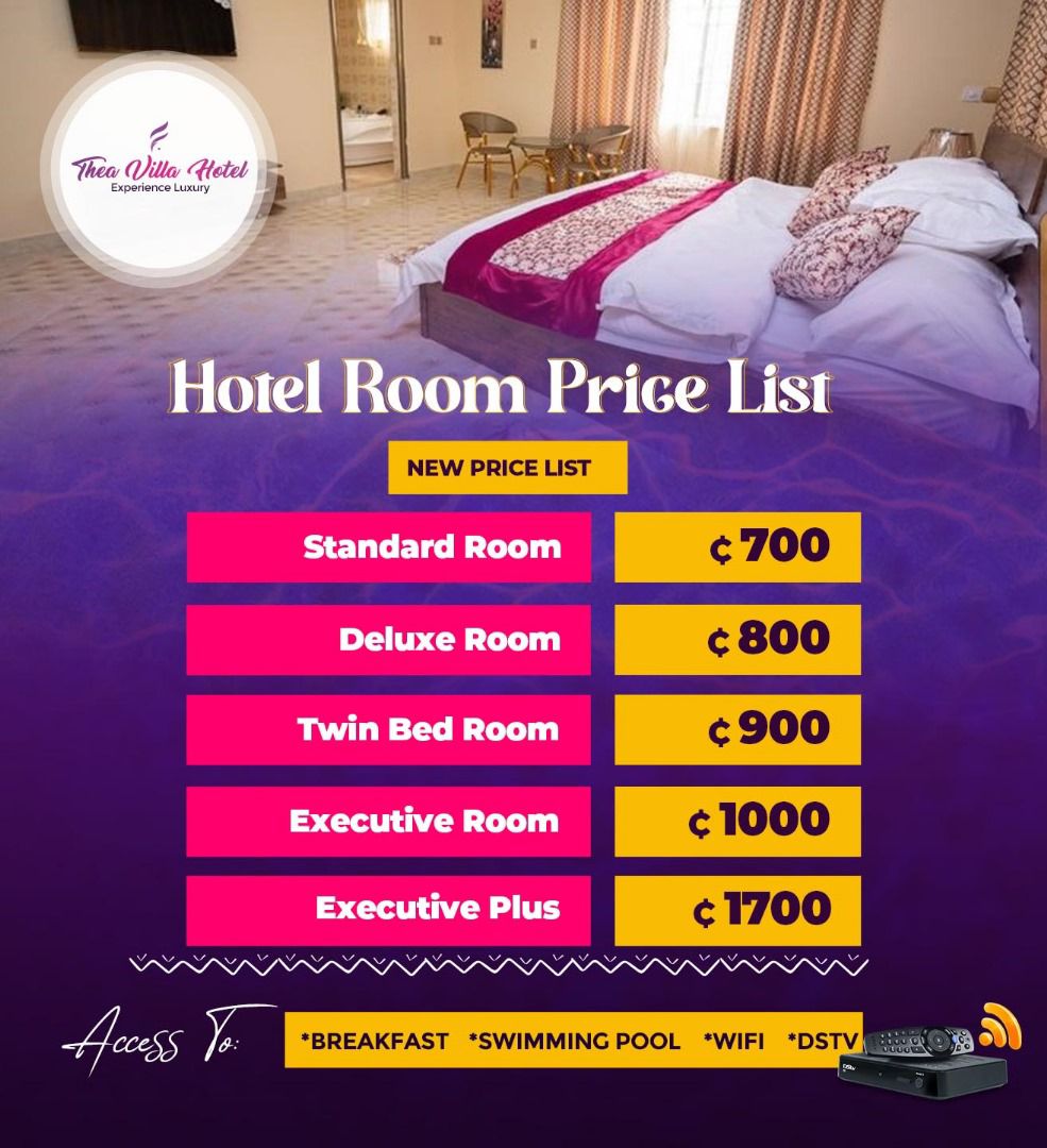 Luxurious Rooms at Thea Villa Hotel